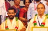 Mangaluru: Sadbhava Sanman award conferred to Eesha Vittaldas Swamiji and Fr John